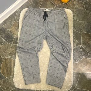 Plaid Jogger Pants